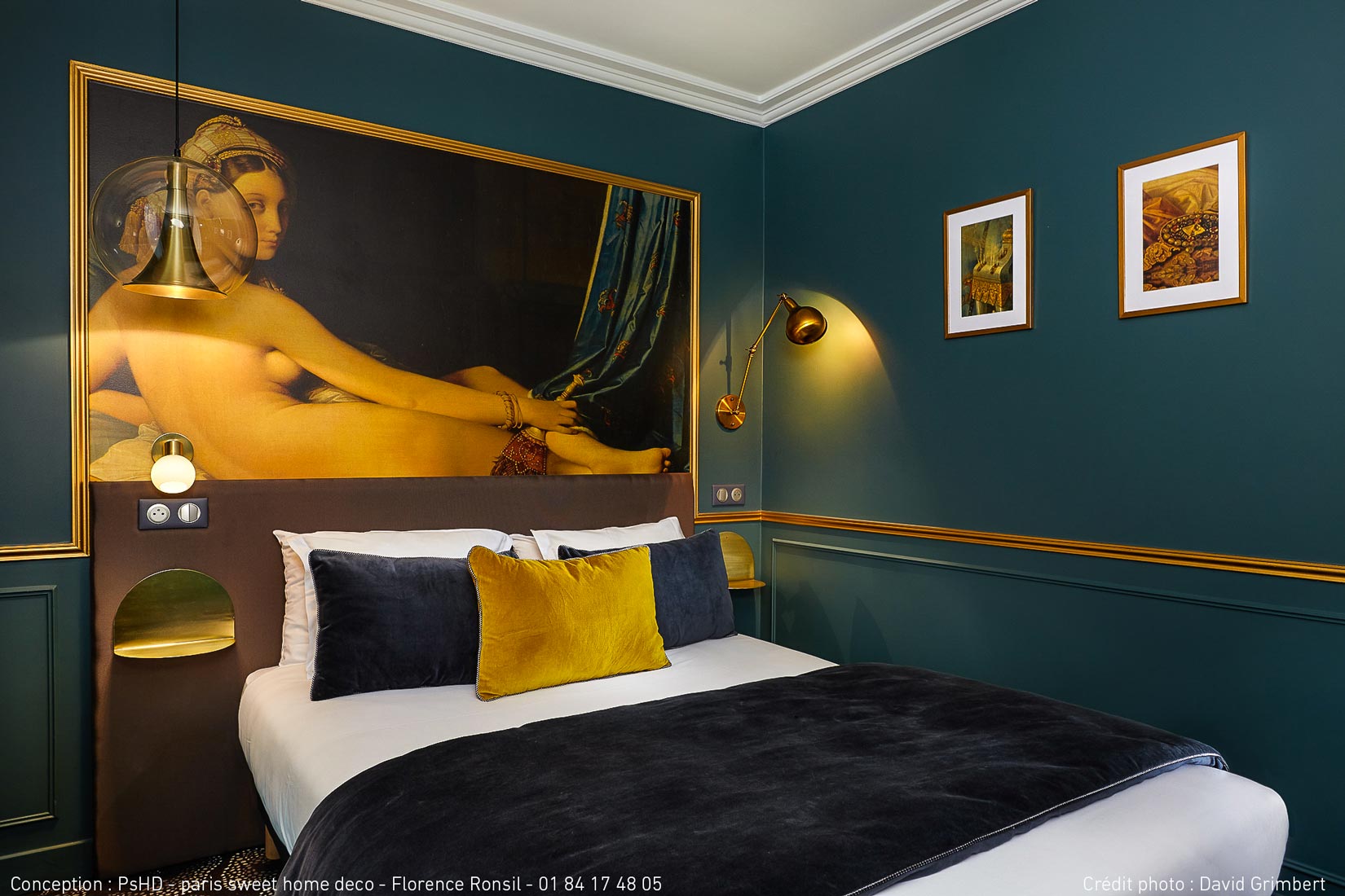 paris sweet home deco HOTEL daguerre Montparnasse rénovation décoration chambre