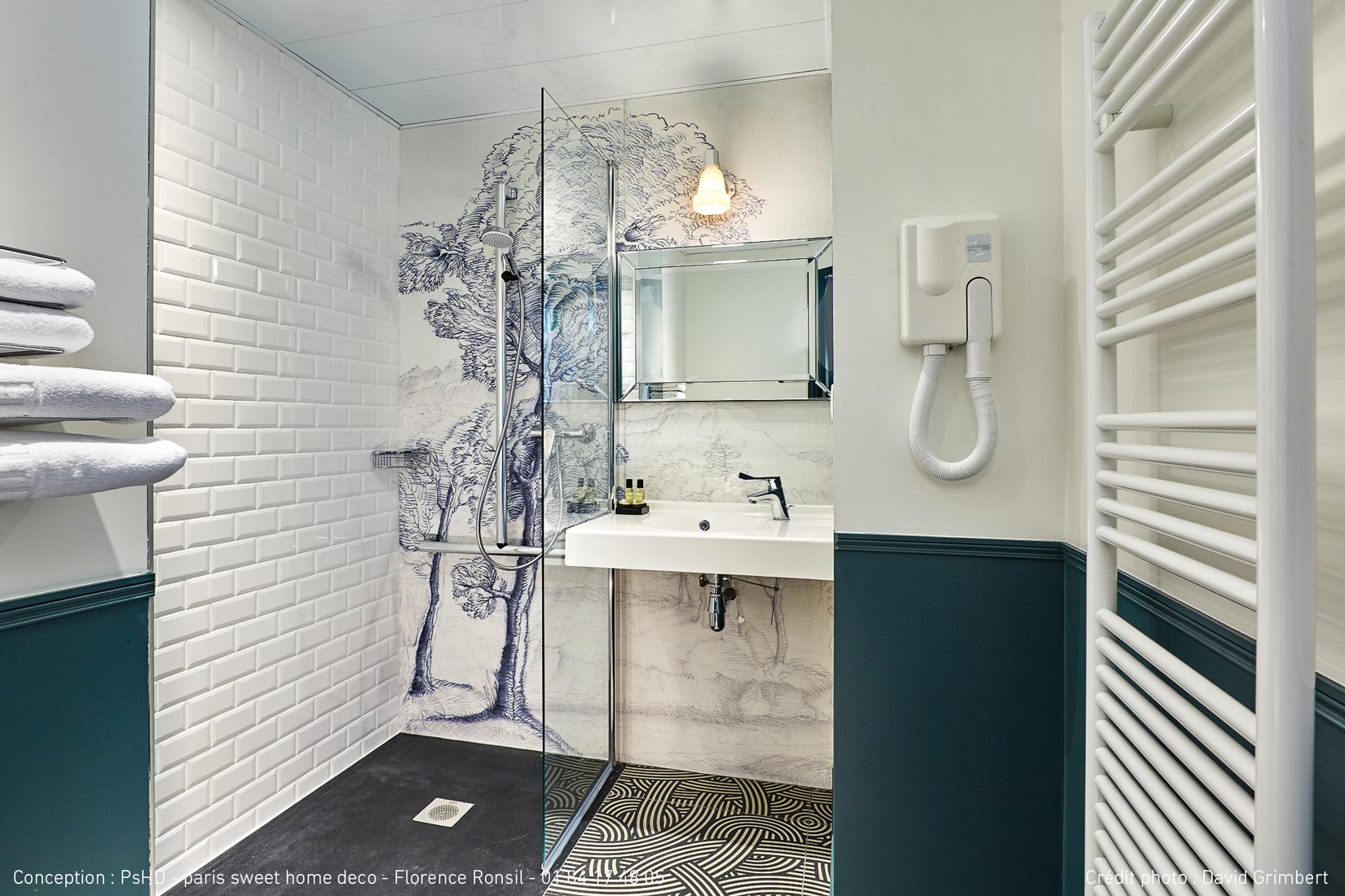 paris sweet home deco HOTEL daguerre Montparnasse rénovation décoration salle de bain