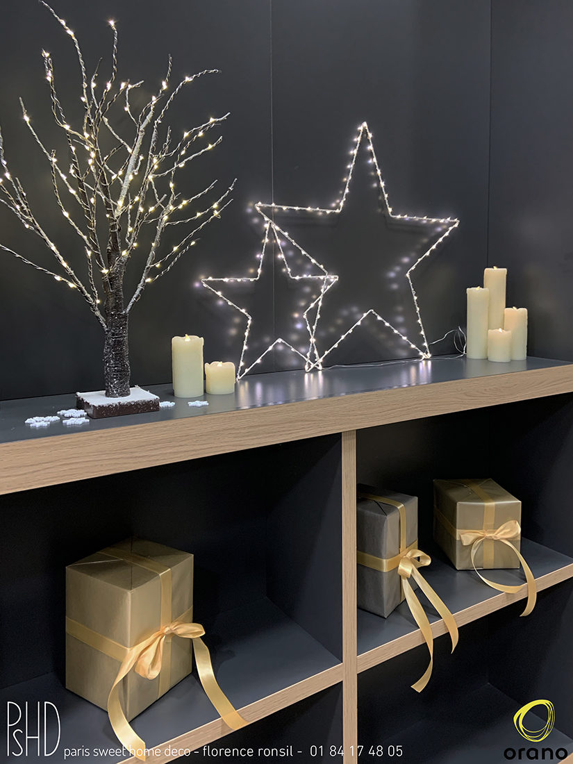 Scénographie évènementielle de bureaux – Orano – Areva – décoration de Noël